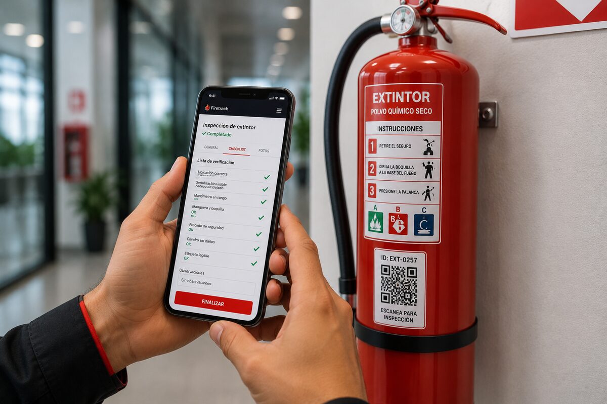 Cómo digitalizar la inspección y mantenimiento de extintores